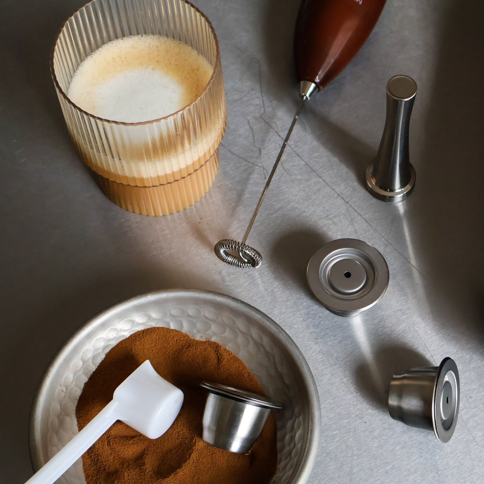 Genanvendelig Kaffekapsel i Stål