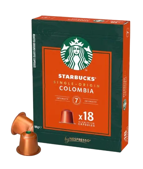 Starbucks x18 Kapsler Columbia Kaffli